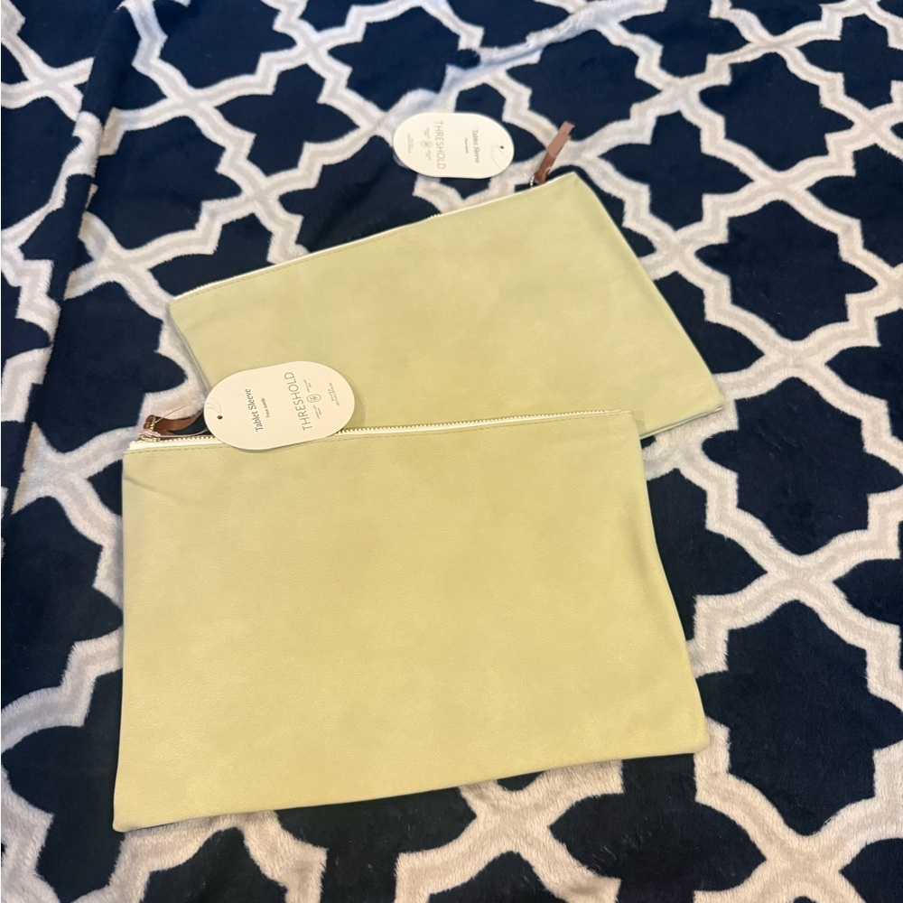 TWO new threshold 8x12" pouch